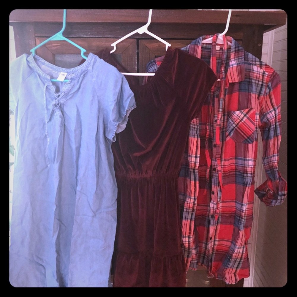 3 children’s dresses